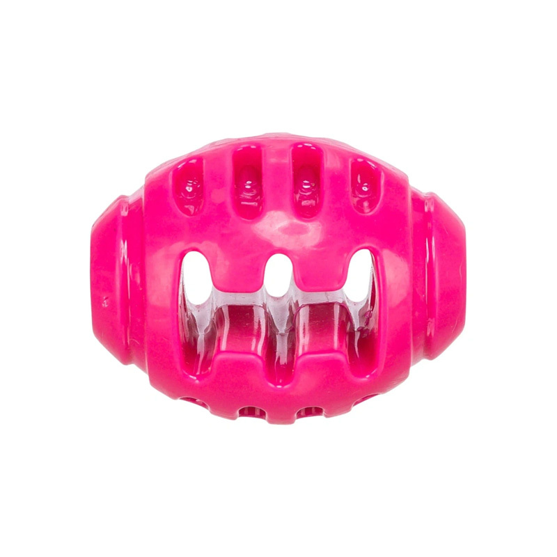 Trixie Soft & Strong Zabawka dla psa różowa piłka rugby 8,5 cm