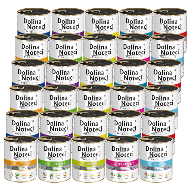 Mokra karma dla psa Dolina Noteci Premium mix smaków 30 x 800 g