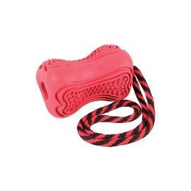 Zabawka kauczukowa ze sznurem Zolux Titan M czerwony