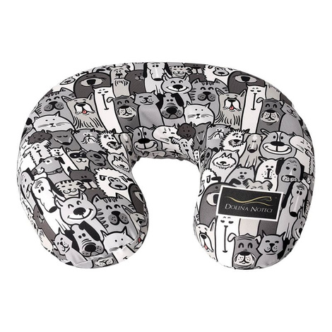 Poduszka podróżna Dolina Noteci szara