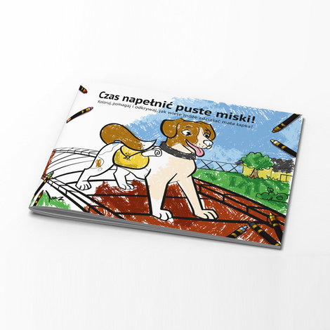 Czas napełnić puste miski Kolorowanka Dolina Noteci