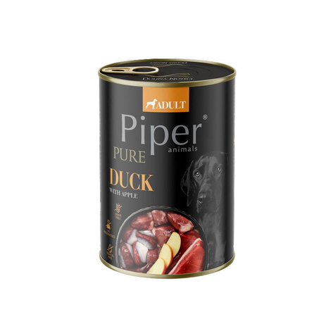 Mokra karma dla psa Piper Pure kaczka z jabłkiem dla psa 400 g