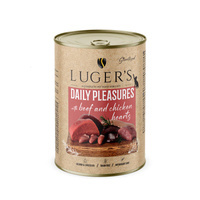 Wołowina i serca z kurczaka