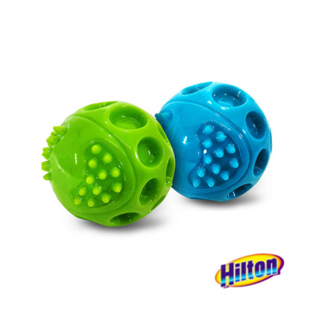 Hilton Smart Squeak Ball Zabawka dla psa Piszcząca piłka 7,5 cm