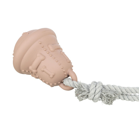 Świąteczna zabawka dla psa na przysmaki Trixie Xmas Dzwonek na sznurze ø 12/36 cm