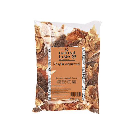 Natural Taste Naturalny przysmak gryzaki dla psa żołądki wieprzowe 500 g