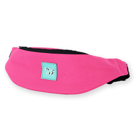 Spółka Zoo Design Pojemna materiałowa torba saszetka nerka Kolor różowy