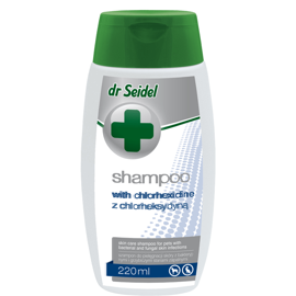 Szampon dla psów i kotów Dr Seidel z chlorheksydyną 220 ml