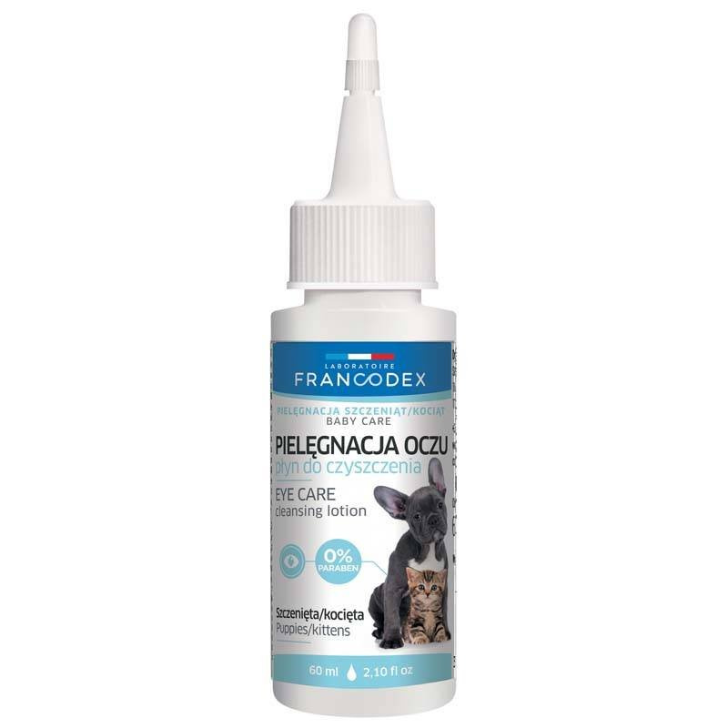 Francodex Płyn do czyszczenia oczu dla kociąt i szczeniaków 60 ml