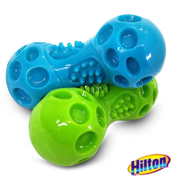 Hilton Squeak Dumbbell Zabawka dla psa piszcząca hantla 11,6 cm