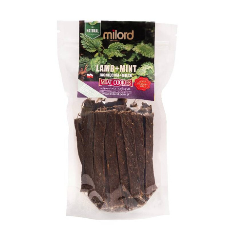 Milord Przysmak dla psa jagnięcina z miętą paski 70 g
