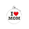 Zawieszka Adresówka Identyfikator z grawerem dla psa i kota I Love Mom