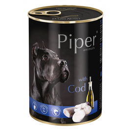 Mokra karma dla psa Piper Animals z dorszem 400 g