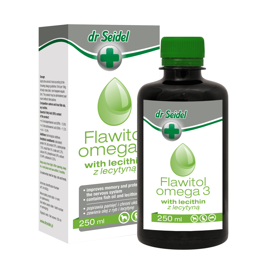 Suplement diety Dr Seidel Flawitol Omega 3 z lecytyną 250 ml