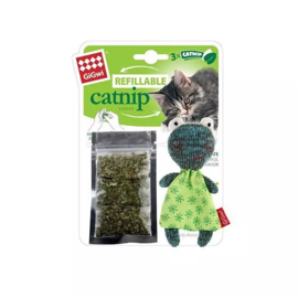Zabawka dla kota Gigwi Refillable Catnip Frog żaba z kocimiętką