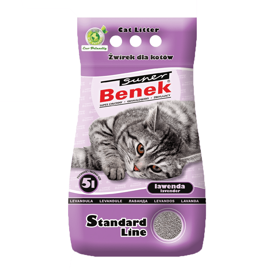Żwirek dla kota Certech Super Benek Lawenda Active 5 L