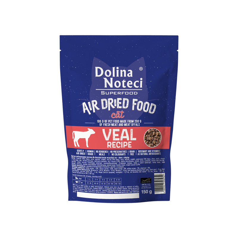 Dolina Noteci Glutenvrij premium natvoer voor kleine honden, kalfsvlees, tomaten en noedels, 10 x 100 g