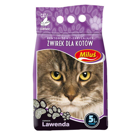 Certech Miluś Lawenda Żwirek dla kota 5 L