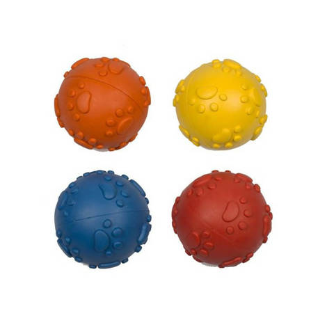 DUVO+ zabawka gumowa piłka w łapki 7 cm