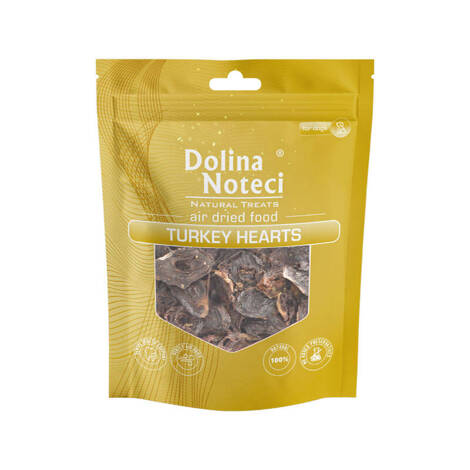 Dolina Noteci Natural Treats Turkey Hearts serca z indyka przysmak dla psa 170 g