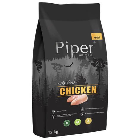 Karma sucha dla psa Piper Animals z kurczakiem worek 12 kg