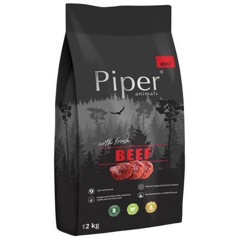 Karma sucha dla psa Piper Animals z wołowiną 12 kg