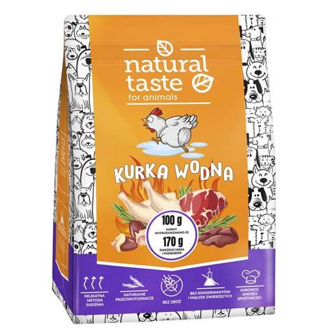 Karma suszona Natural Taste Kurka Wodna 1 kg