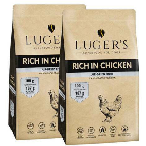 Luger’s karma suszona dla psa bogata w kurczaka 2 x 5 kg