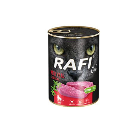 Mokra karma dla kota Rafi Cat Adult z cielęciną 400 g