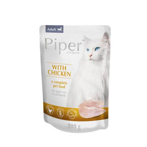 Mokra karma dla kotów Piper Animals z kurczakiem 100 g