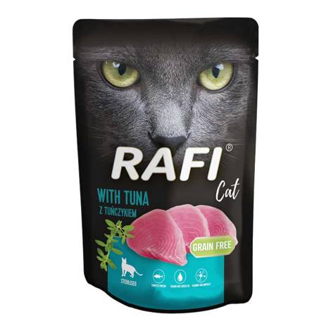 Mokra karma dla kotów po sterylizacji Rafi Cat Sterilised z tuńczykiem 100 g 