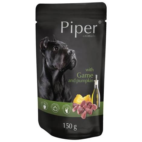 Mokra karma dla psa Piper Animals z dziczyzną i dynią 150 g