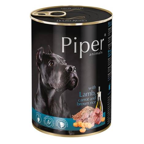 Mokra karma dla psa Piper Animals z jagnięciną i marchewką 400 g