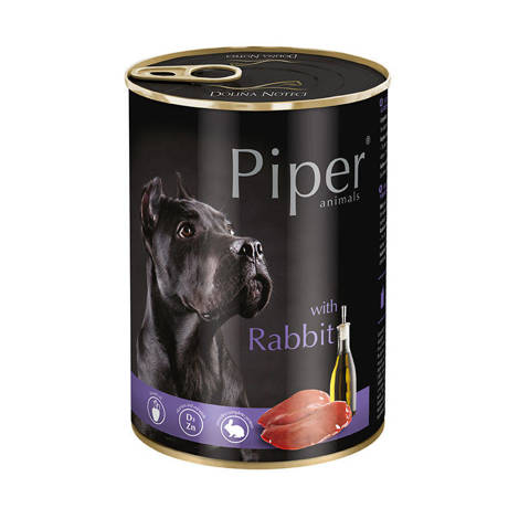 Mokra karma dla psa Piper Animals z królikiem 400 g