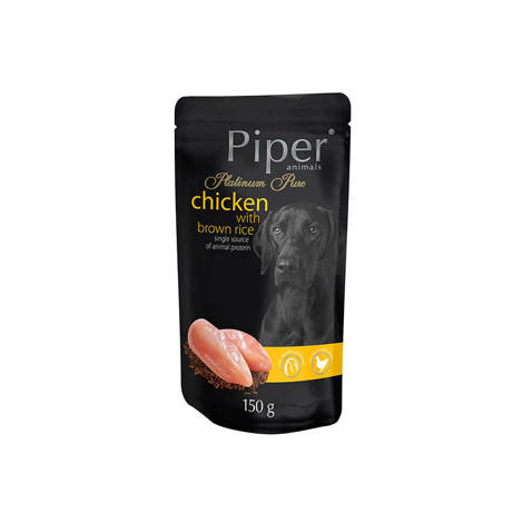 Mokra karma dla psa Piper Platinum Pure kurczak z ryżem 150 g