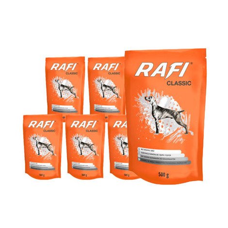 Mokra karma dla psa Rafi Classic zestaw 10 x 500 g