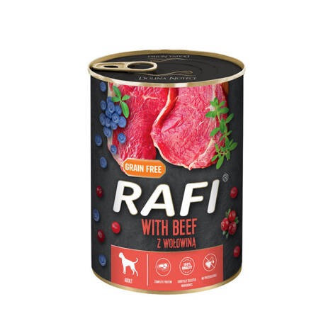 Mokra karma dla psa Rafi z wołowiną 400 g