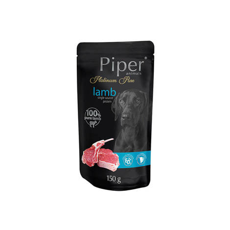 Mokra karma dla psa alergika Piper Platinum Pure z jagnięciną 150 g
