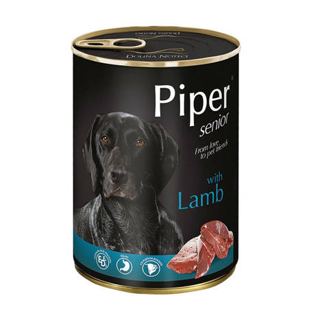 Mokra karma dla psa senior Piper Animals z jagnięciną 400 g