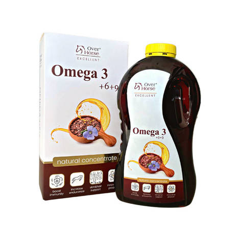 Over Horse Omega 3+6+9 naturalny koncentrat estrów kwasów 2 L