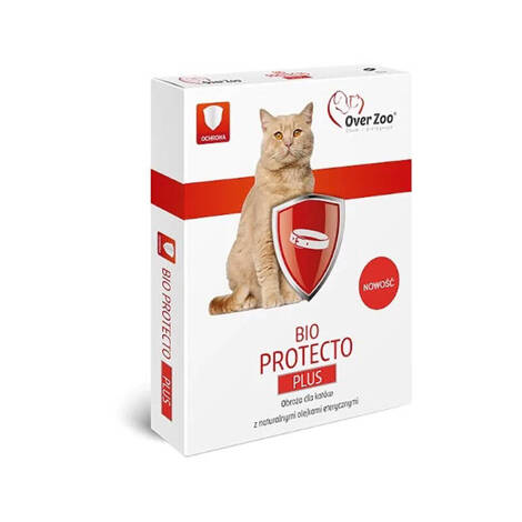 Over Zoo Bio Protecto Plus obroża dla kotów z naturalnymi olejkami eterycznymi 35 cm
