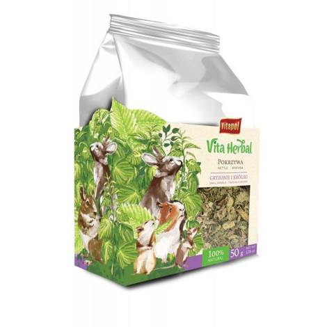 Przysmak dla gryzoni Vitapol Herbal liść pokrzywy, 50 g
