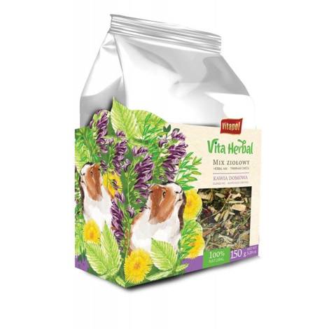 Przysmak dla gryzoni Vitapol Herbal mix ziołowy dla świnki morskiej 150g