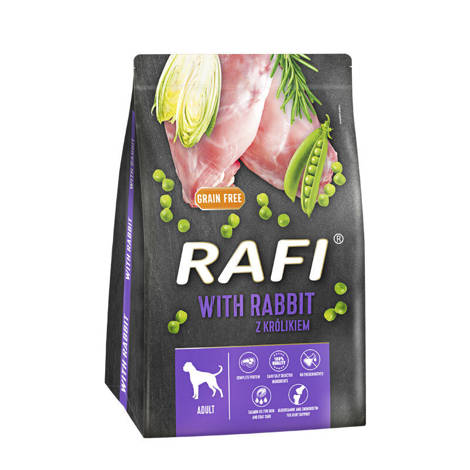 Sucha karma dla psa Rafi z królikiem worek 3 kg