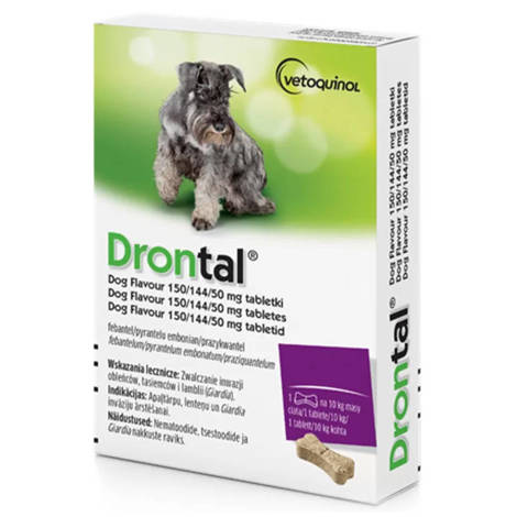 Tabletki na robaki Drontal Flavour Dla Psa 1 tab.